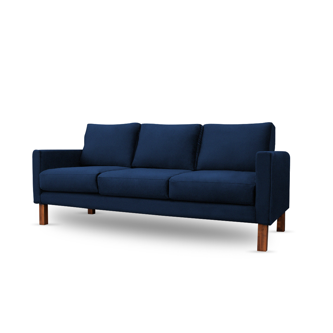 Zen Livon Chill Zone Three Seater Velvet Sofa