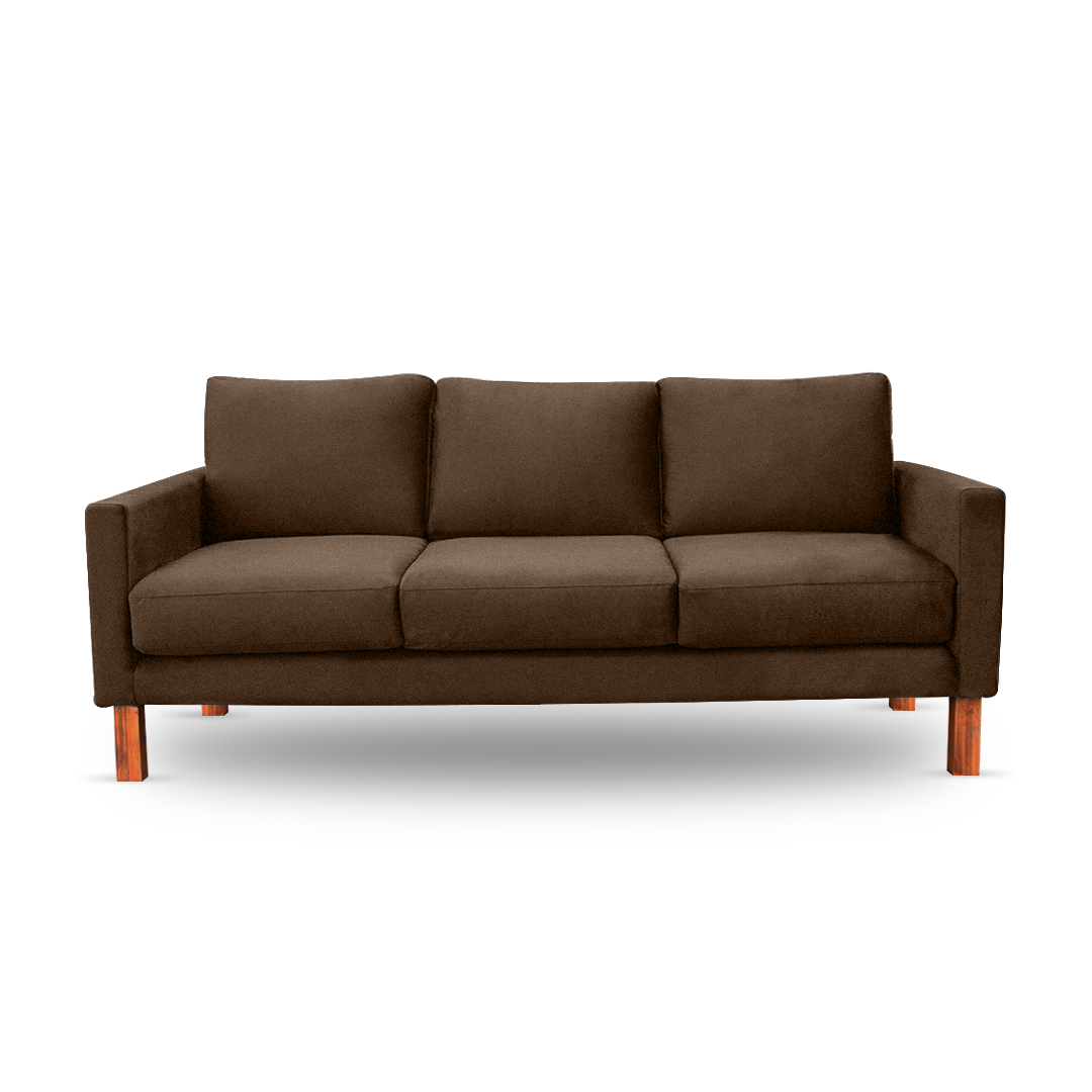 Zen Livon Chill Zone Three Seater Velvet Sofa