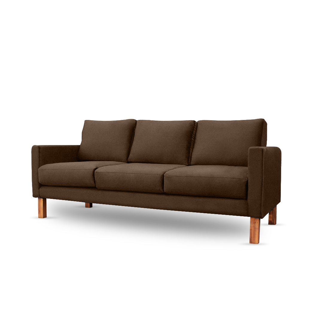 Zen Livon Chill Zone Three Seater Velvet Sofa