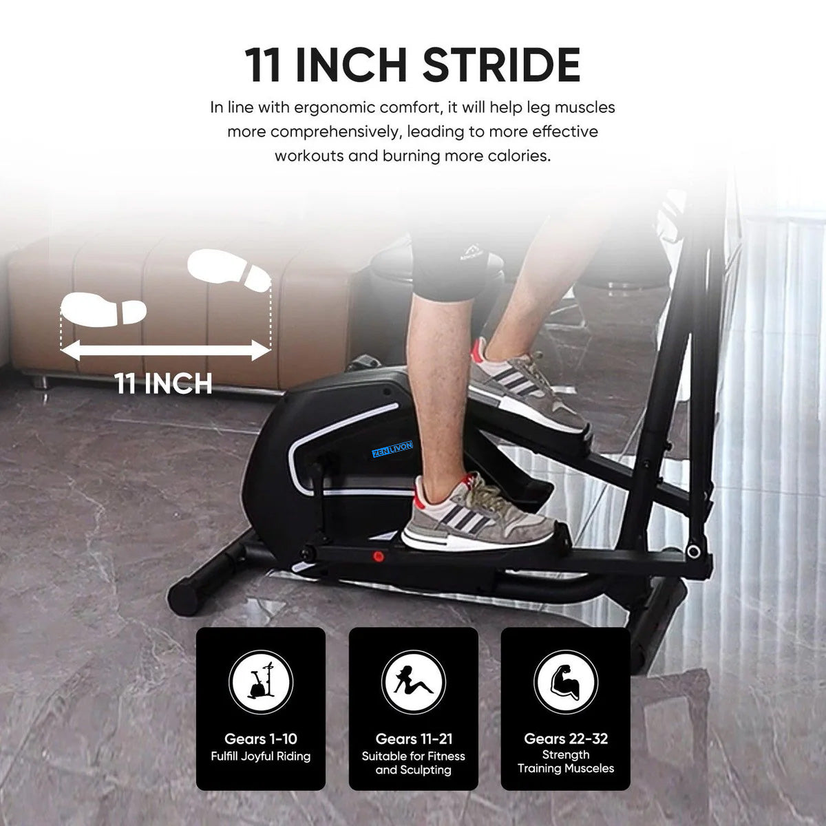 Zen Livon V-Step Elliptical Training Machine