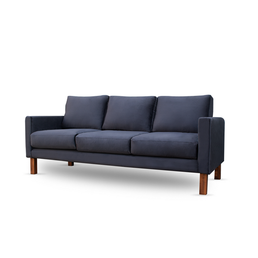 Zen Livon Chill Zone Three Seater Velvet Sofa