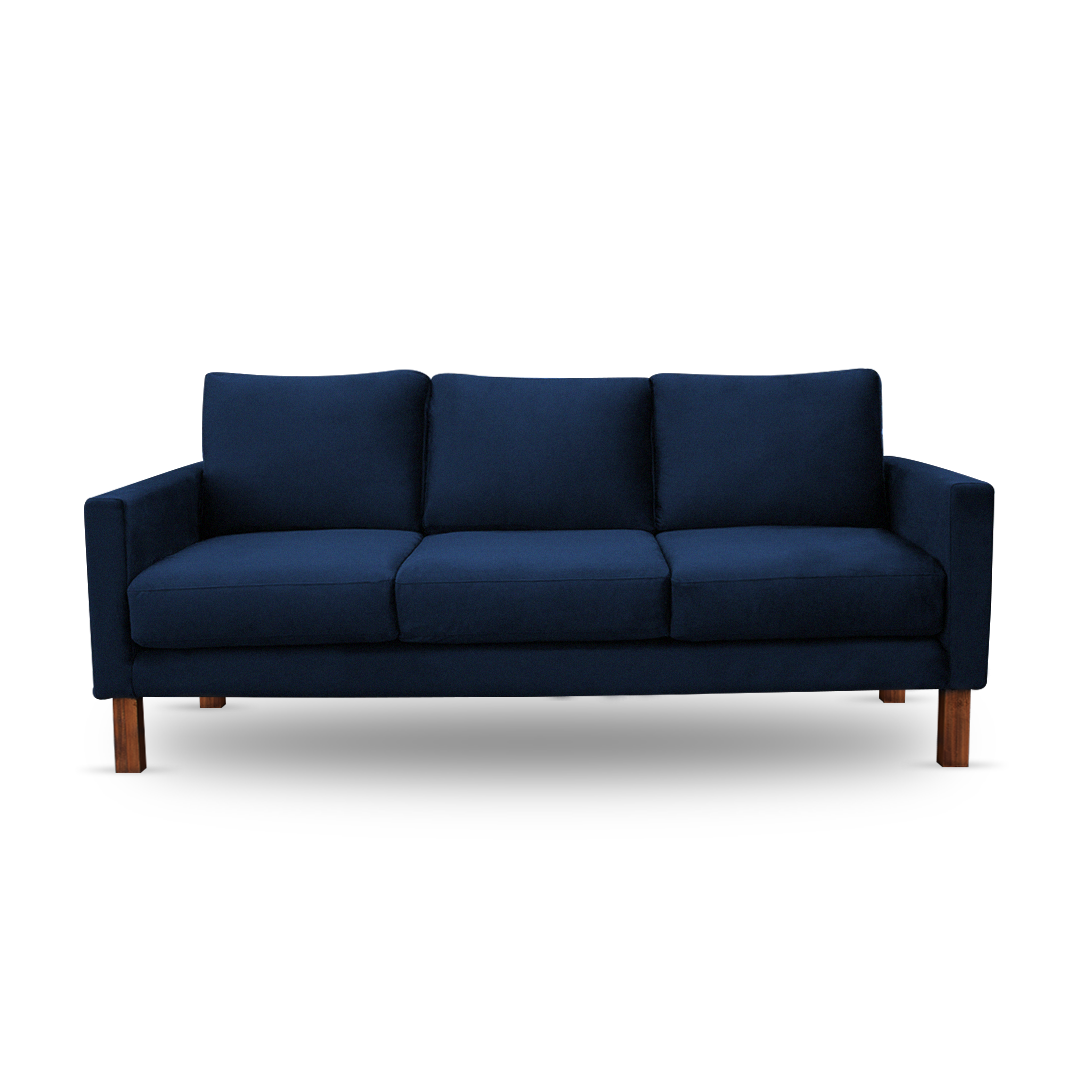 Zen Livon Chill Zone Three Seater Velvet Sofa