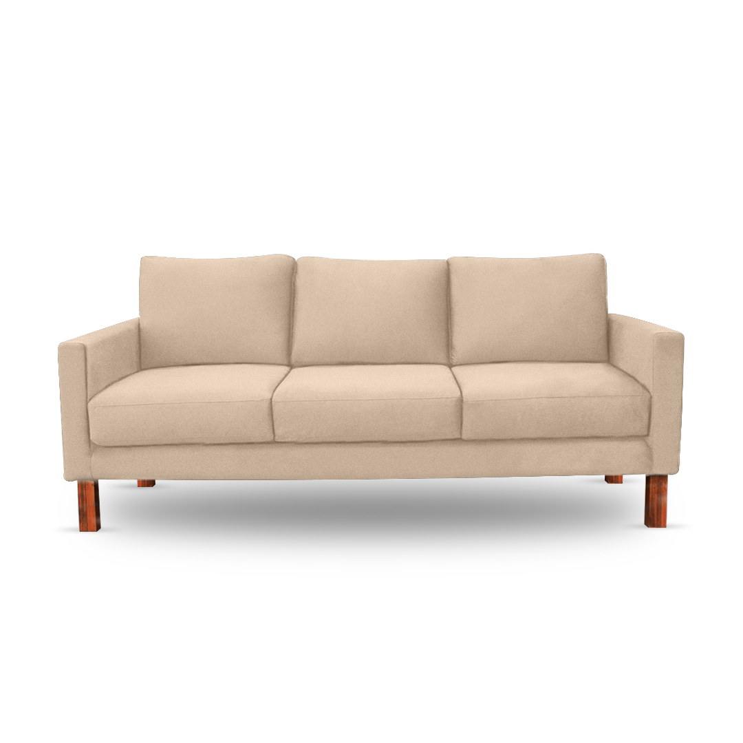 Zen Livon Chill Zone Three Seater Velvet Sofa