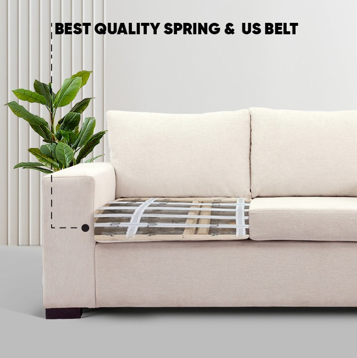 Zen Livon Chill Zone Plus Six Seater Sectional Sofa Seasoned