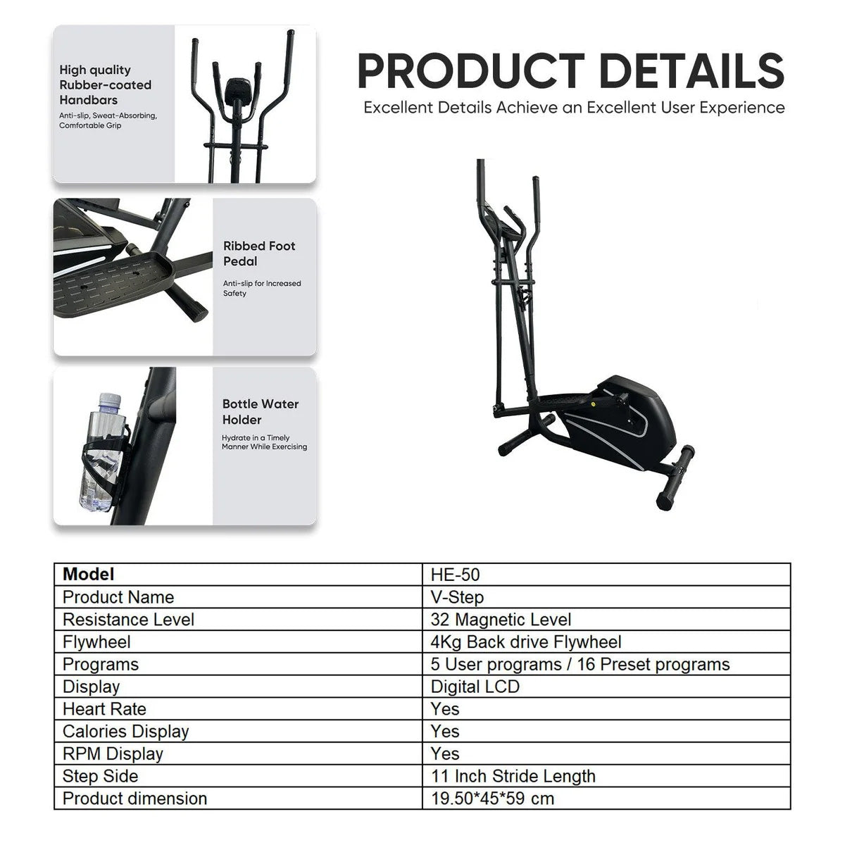 Zen Livon V-Step Elliptical Training Machine